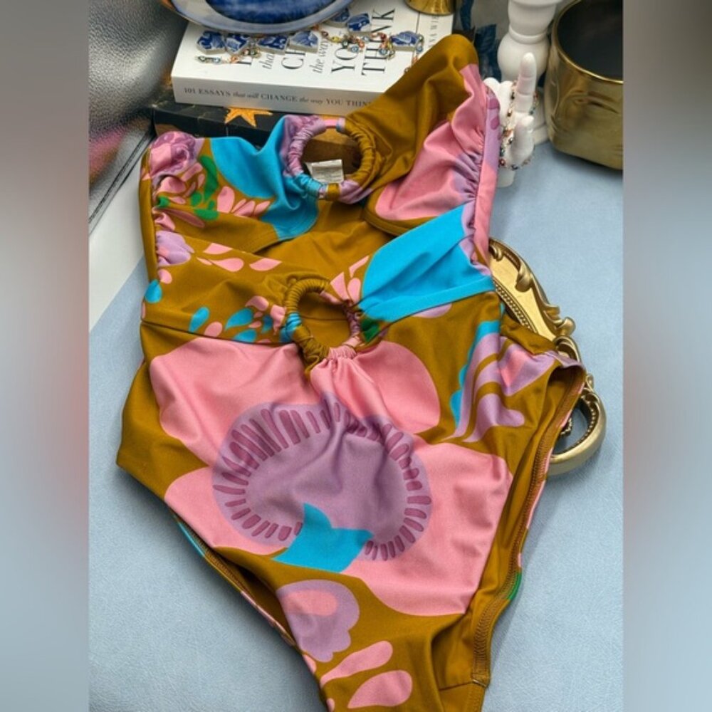 🆕 ZIMMERMANN 🧿 NWOT Teddy Double Ring 1PC Bathing Suit, Sz 2 US 6 - 8 - Picture 13 of 16